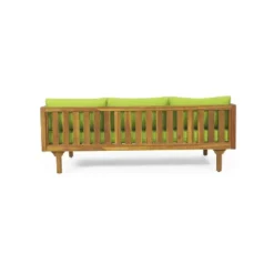 Claremont Outdoor 3 Seater Acacia Wood Daybed With Cushions Teak/Green - Christopher Knight Home: UV-Resistant, Water-Repellent Patio Sofa 12 Claremont Outdoor 3 Seater Acacia Wood Daybed With Cushions Teak/Green - Christopher Knight Home: UV-Resistant, Water-Repellent Patio Sofa -FurniVerse Store GUEST 025e31eb d81b 4959 bb34 39774e71b8b2