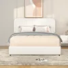 Christopher Knight Home Calvin Modern Boucle Upholstered Queen Size Bed With 2 Drawers And Adjusted Headboard
