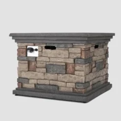 Kaula 5pc Faux Rattan Club Chair & Fire Pit Chat Set - Christopher Knight Home -FurniVerse Store GUEST 04b04b9e 6245 49e7 9798 6f157d6fc911