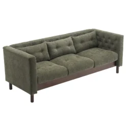 78"W Sofa Couch, Modern Upholstered 3-seater Sofa Chair With Tufted Design For Living Room -Christopher Knight Home -FurniVerse Store GUEST 04b99111 45dd 4750 ab2a ffe141698993