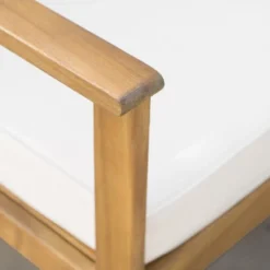 Luciano Acacia Wood Bench - Brown/Cream - Christopher Knight Home -FurniVerse Store GUEST 053860f9 4d02 469e b7e9 4494ce438f19