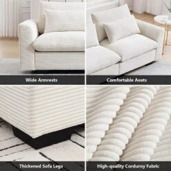 Christopher Knight Home Marsh Corduroy Loveseat With Movable And Storage Ottomans 8 Christopher Knight Home Marsh Corduroy Loveseat With Movable And Storage Ottomans -FurniVerse Store GUEST 0589df25 3cf8 44c0 9638 fd33f8699c23