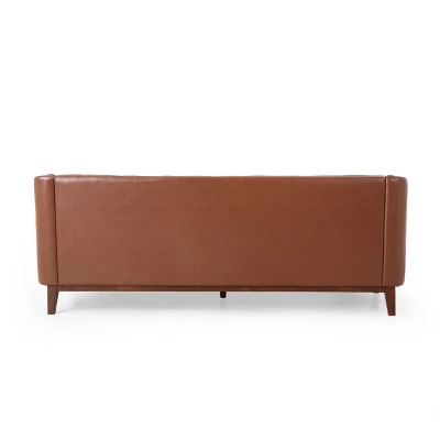 Ovando Contemporary Upholstered 3 Seater Sofa - Christopher Knight Home 5 Ovando Contemporary Upholstered 3 Seater Sofa - Christopher Knight Home - Image 5