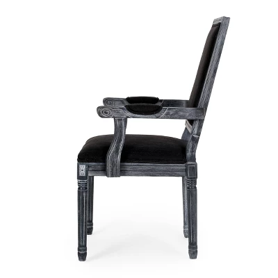 5pc Maria French Country Wood Expandable Dining Set Gray/Black - Christopher Knight Home 6 5pc Maria French Country Wood Expandable Dining Set Gray/Black - Christopher Knight Home - Image 6