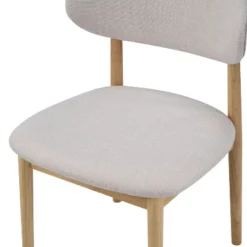 Christopher Knight Home Bulwarth Mid-Century Modern Rubberwood Upholstered Dining Chair With Curved Back (Set Of 2) -FurniVerse Store GUEST 064183bc 7e15 493e 8180 2e802ce134bb