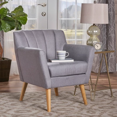 Merel Mid-Century Club Chair - Christopher Knight Home 1 Merel Mid-Century Club Chair - Christopher Knight Home