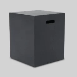 Cape Coral 3pc Aluminum And Rectangular MGO Fire Table Set - Gray - Christopher Knight Home -FurniVerse Store GUEST 0a7694b9 f5d7 4f93 9fdc bb8d7d3fb1b6