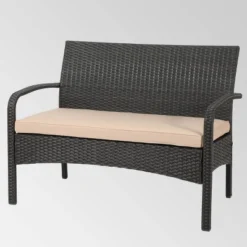 Cordoba 6pc Wicker Conversation Set - Brown/Tan - Christopher Knight Home 12 Cordoba 6pc Wicker Conversation Set - Brown/Tan - Christopher Knight Home -FurniVerse Store GUEST 0aef3358 320a 428d 8330 b3cc243586f7