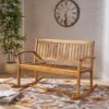 Christopher Knight Home Amina Acacia Wood Rectangular Rocking Bench