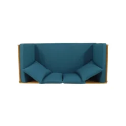 Serene Outdoor Acacia Wood Expandable Daybed With Cushions Teak/Dark Teal - Christopher Knight Home -FurniVerse Store GUEST 0c76b4c9 462e 4131 85d4 c47543eb2e58