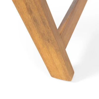 Christopher Knight Home Sedona Outdoor Acacia Wood Club Chairs With Cushions (Set Of 2) 8 Christopher Knight Home Sedona Outdoor Acacia Wood Club Chairs With Cushions (Set Of 2) - Image 8