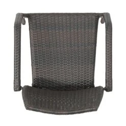 Christopher Knight Home Outdoor Wicker Stacking Dining Chairs (Set Of 2), Multibrown -FurniVerse Store GUEST 0f097e2e cc26 4e10 8e66 e08c10a35573