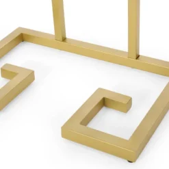 Hickson Modern Glam C Shaped End Table Gold - Christopher Knight Home -FurniVerse Store GUEST 0ff321ed fc4f 4627 9a3e b6cd07689976