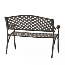 Christopher Knight Home Cozumel Outdoor 40.75" Cast Aluminum Bench, Shiny Copper 13 Christopher Knight Home Cozumel Outdoor 40.75" Cast Aluminum Bench, Shiny Copper -FurniVerse Store GUEST 10fa8157 7fea 48ff ba99 ea206144aa2b