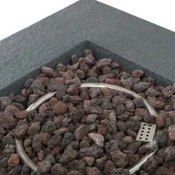 Christopher Knight Home Courtland Outdoor Acacia Wood 5 Piece Club Chair And Fire Pit Set With Cushions -FurniVerse Store GUEST 124d5e03 e2be 42ab 94cd ae54bdbb3747