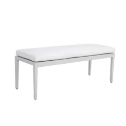 Christopher Knight Home Paula Sunbrella Fabric Cushioned Aluminum 47.2" Bench