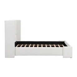 Christopher Knight Home Octavia Modern Upholstered Bed With Tall Headboard, White -FurniVerse Store GUEST 13cf0ef7 5a51 478b b54b af8b80e8f3e6