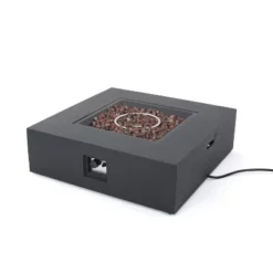 Christopher Knight Home Brava Outdoor Acacia Wood 5 Seater Sectional Sofa Set With Fire Pit -FurniVerse Store GUEST 15480181 025c 466f ad7c 76072fb1f424