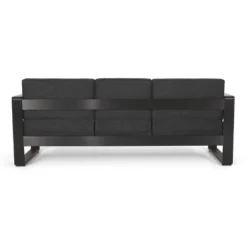 Christopher Knight Home Outdoor Aluminum 3 Seater Sofa With Water Resistant Cushions, Black Natural/Dark Gray 12 Christopher Knight Home Outdoor Aluminum 3 Seater Sofa With Water Resistant Cushions, Black Natural/Dark Gray -FurniVerse Store GUEST 155ff1b3 1033 460e 8120 0a6f6908a736