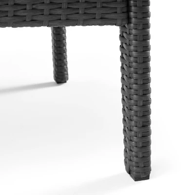 Christopher Knight Home Honolulu 48" Outdoor Wicker Loveseat With Cushions, Gray/Light Gray 8 Christopher Knight Home Honolulu 48" Outdoor Wicker Loveseat With Cushions, Gray/Light Gray - Image 8