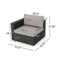 Christopher Knight Home Santa Rosa Outdoor Wicker 5 Seater V-Shaped Sectional Sofa Set With Cushions 14 Christopher Knight Home Santa Rosa Outdoor Wicker 5 Seater V-Shaped Sectional Sofa Set With Cushions -FurniVerse Store GUEST 1872b18b a530 439f 9a7e 93eac435ee0f