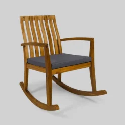Colmena Acacia Patio Wood Rustic Rocking Chair - Christopher Knight Home -FurniVerse Store GUEST 1a6cdb7f a1a0 4052 a06e b210fbd2cb42