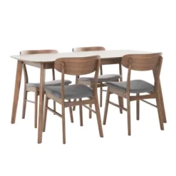 5pc Lucious 60" Dining Set - Christopher Knight Home -FurniVerse Store GUEST 1b23acb9 2b85 461f b282 1a0dd024a7c4