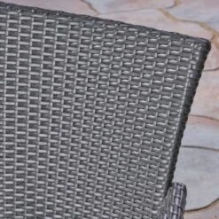 Wyatt 7pc Acacia Wood & Polyethylene Wicker Patio Dining Set - Gray/Beige - Christopher Knight Home: Outdoor Furniture Set With Cushions -FurniVerse Store GUEST 1c31d738 9017 4cd9 a5ca dc0035290169