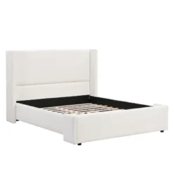 Christopher Knight Home Octavia Modern Upholstered Bed With Tall Headboard, White -FurniVerse Store GUEST 1c4fd91b c794 4831 a0c8 593b58c2d993