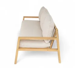 Christopher Knight Home Fabia 75" Rustic Patio Upholstered 3-Seater Loveseat With Rope Weave Open Back -FurniVerse Store GUEST 1d0b5188 dd7b 42ef 8472 1574a3efd102