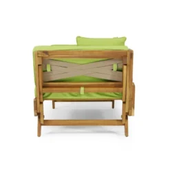 Serene Outdoor Acacia Wood Expandable Daybed With Cushions Teak/Light Green - Christopher Knight Home: UV-Resistant Patio Furniture -FurniVerse Store GUEST 1db862db 8637 414a a8f9 5cceb05303cc