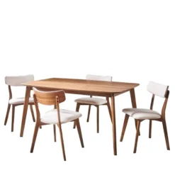 5pc Alma Mid Century Wood Dining Set - Christopher Knight Home 11 5pc Alma Mid Century Wood Dining Set - Christopher Knight Home -FurniVerse Store GUEST 1f5e1539 877f 4c69 926d 3222ca1de44e