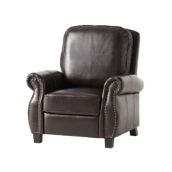 Torreon Faux Leather Recliner Club Chair Dark Brown - Christopher Knight Home -FurniVerse Store GUEST 2106cd6e e1ee 4f9e 8291 866c0a25c784