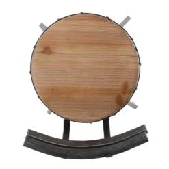 Set Of 2 Alanis Modern Industrial Firwood Adjustable Height Swivel Barstools Natural/Black Brushed Silver - Christopher Knight Home -FurniVerse Store GUEST 2205804d 0cd2 44fa 9158 de423c49849f