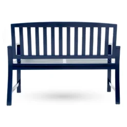 Christopher Knight Home Loja 48" Outdoor Acacia Wood Slatted Bench, Navy Blue -FurniVerse Store GUEST 224911a8 0022 4e96 8f0c 410f9c79e22d