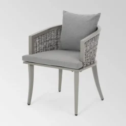 Pebble 3pc Wicker Boho Chat Set - Gray - Christopher Knight Home 9 Pebble 3pc Wicker Boho Chat Set - Gray - Christopher Knight Home -FurniVerse Store GUEST 22b9b36a db09 47a7 a982 73521009a305