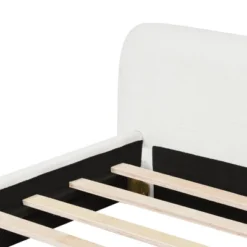 Christopher Knight Home Samson Modern Boucle Upholstered Wood Platform Bed With Headboard, White 14 Christopher Knight Home Samson Modern Boucle Upholstered Wood Platform Bed With Headboard, White -FurniVerse Store GUEST 22e39b04 5db2 4819 9deb c412db520a60