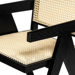 Christopher Knight Home Randall Rubberwood And Cane Arm Dining Chair With V-Shaped Legs(Set Of 2) 16 Christopher Knight Home Randall Rubberwood And Cane Arm Dining Chair With V-Shaped Legs(Set Of 2) -FurniVerse Store GUEST 25fbc7b1 7edf 422a 9891 165007a04180