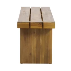 Christopher Knight Home Appling 57" Outdoor Acacia Wood Bench With Sled Base, Natural -FurniVerse Store GUEST 274f8f88 0fa0 422e a843 64a439adfc7e