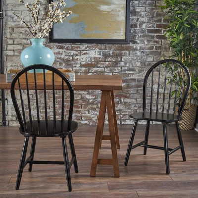 Set Of 2 Declan Farmhouse High Back Dining Chair - Christopher Knight Home 1 Set Of 2 Declan Farmhouse High Back Dining Chair - Christopher Knight Home