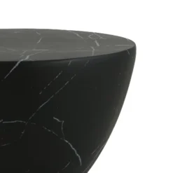 Christopher Knight Home Urkta Hourglass-shaped Light Weight Concrete Side Table,Black Marble -FurniVerse Store GUEST 2b3c6181 bc09 41a6 80fb bfef33383e22
