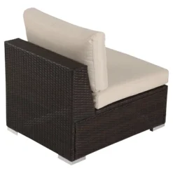 Santa Rosa 5pc Wicker Patio Seating Sectional Set With Cushions - Multi Brown With Beige Cushions - Christopher Knight Home 5 Santa Rosa 5pc Wicker Patio Seating Sectional Set With Cushions - Multi Brown With Beige Cushions - Christopher Knight Home -FurniVerse Store GUEST 2b56ff86 680b 4eef 94fa 365e35d534a8