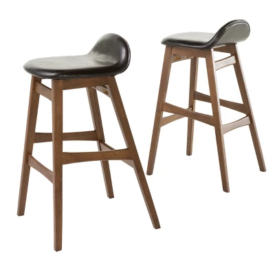 30" Moria Barstool (Set Of 2) - Christopher Knight Home 4 30" Moria Barstool (Set Of 2) - Christopher Knight Home - Image 4
