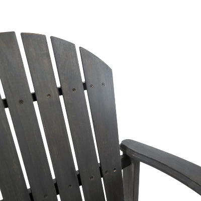 Christopher Knight Home Malibu Outdoor Acacia Wood 29.5 Inch Adirondack Barstools (Set Of 4) 6 Christopher Knight Home Malibu Outdoor Acacia Wood 29.5 Inch Adirondack Barstools (Set Of 4) - Image 6