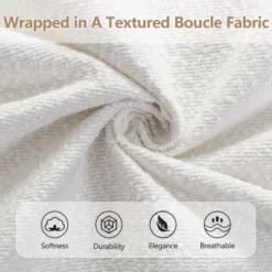 Christopher Knight Home Nicolas Boucle Upholstered Platform Bed With Removable Pillow Headboard -FurniVerse Store GUEST 2eab6d3b 2010 4dac b2cb 8ed9338b5bb4