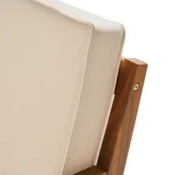 Christopher Knight Home Grenada Outdoor Acacia Wood 5 Seater Sectional Sofa Chat Set With Cushions -FurniVerse Store GUEST 3141e41b c888 41a5 bf9d 98d70059b6ec