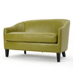 Justine Faux Leather Loveseat - Christopher Knight Home -FurniVerse Store GUEST 31512e89 0d7f 491e b32e aa94571ed9a7