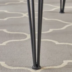 33.5" Chana Industrial Live Edge Square Dining Table Natural - Christopher Knight Home -FurniVerse Store GUEST 3151cbe6 cd55 4637 b30a e203be4169a3