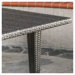 Malta 7pc Wicker Patio Dining Set With Cushions - Gray - Christopher Knight Home -FurniVerse Store GUEST 316799b6 2221 4ac4 b304 d5151e37f3be