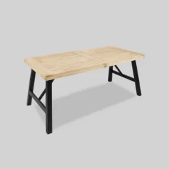 Jacks 6pc Acacia Wood & Wicker Patio Dining Set - Brown - Christopher Knight Home -FurniVerse Store GUEST 3203749d deb6 4b21 8c22 5f9cf1c77eb6